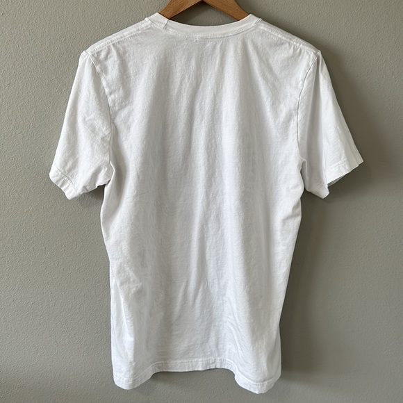 Mom Mode Everyday White/Leopard White Crewneck Short Sleeve Tee Large - Picture 7 of 10